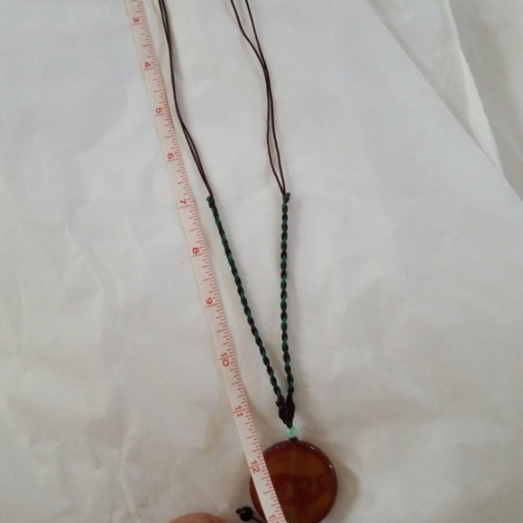 Mythical 2 sided agate necklace - Picture 6 of 8